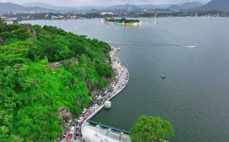 Discover the Serenity of Fateh Sagar Lake Udaipur Rajasthan