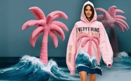 Pink Palm Puff Hoodie & Adwysd Must Have