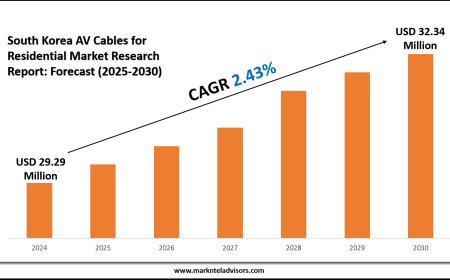 South Korea AV Cables for Residential Market Outlook: USD 32.34 Million Target by 2030