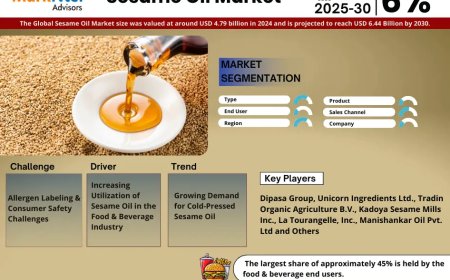 What’s Next for Sesame Oil Market? Insights for 2025-2030