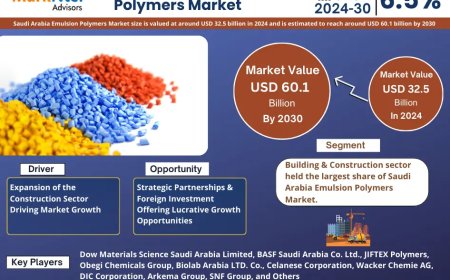 Top Saudi Arabia Emulsion Polymers Market Companies & Operators: Trends, Key Players & Future Insights