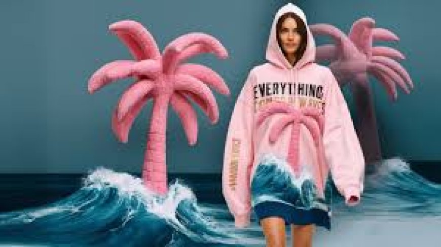 Pink Palm Puff Hoodie & Adwysd Must Have